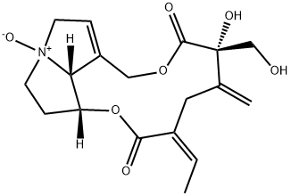 riddelline N-oxide 结构式