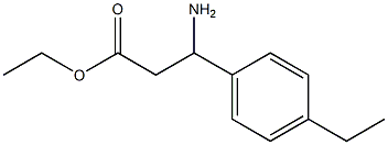 Benzenepropanoic acid, ba-amino-4-ethyl-, ethyl ester (9CI) 结构式