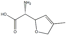 threo-Hex-4-enonic acid, 2-amino-3,6-anhydro-2,4,5-trideoxy-5-methyl- (9CI) 结构式