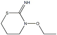 2H-1,3-Thiazin-2-imine,3-ethoxytetrahydro-(9CI) 结构式