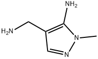 1H-Pyrazole-4-methanamine,5-amino-1-methyl-(9CI) 结构式