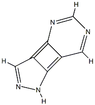 1H-Pyrazolo[3,4:3,4]cyclobuta[1,2-d]pyrimidine (9CI) 结构式