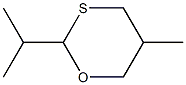 1,3-Oxathiane,5-methyl-2-(1-methylethyl)-(9CI) 结构式