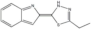 1H-Indole,2-(5-ethyl-1,3,4-thiadiazol-2-yl)-(9CI) 结构式