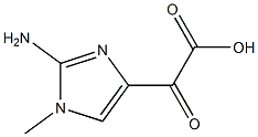 1H-Imidazole-4-aceticacid,2-amino-1-methyl-alpha-oxo-(9CI) 结构式