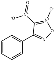 1,2,5-Oxadiazole, 3-nitro-4-phenyl-, 2-oxide 结构式