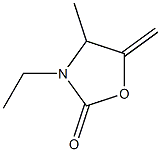 2-Oxazolidinone,3-ethyl-4-methyl-5-methylene-(9CI) 结构式