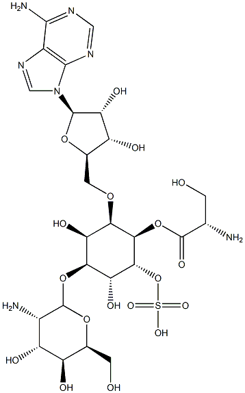 腺苷霉素 结构式