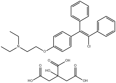 clomifene citrate  结构式