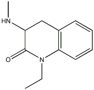 2(1H)-Quinolinone,1-ethyl-3,4-dihydro-3-(methylamino)-(9CI) 结构式