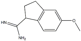 1H-Indene-1-carboximidamide,2,3-dihydro-5-methoxy-(9CI) 结构式