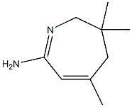 2H-Azepin-7-amine,3,4-dihydro-3,3,5-trimethyl-(9CI) 结构式