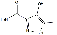 1H-Pyrazole-3-carboxamide,4-hydroxy-5-methyl-(9CI) 结构式