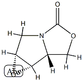 2H,4H-Oxireno[3,4]pyrrolo[1,2-c]oxazol-4-one,tetrahydro-,(1aR,6aR,6bS)- 结构式