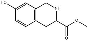 methyl 1,2,3,4-tetrahydro-7-hydroxyisoquinoline-3-carboxylate 结构式