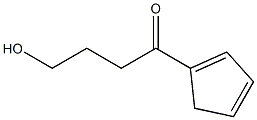 1-Butanone,1-(1,3-cyclopentadien-1-yl)-4-hydroxy-(9CI) 结构式