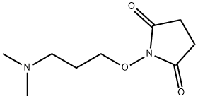 2,5-Pyrrolidinedione,1-[3-(dimethylamino)propoxy]-(9CI) 结构式