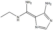 1H-Imidazole-4-carboximidamide,5-amino-N-ethyl-(9CI) 结构式