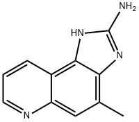 1H-Imidazo[4,5-f]quinolin-2-amine,4-methyl-(9CI) 结构式