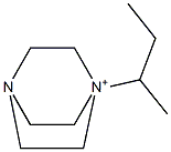 4-Aza-1-azoniabicyclo[2.2.2]octane,1-(1-methylpropyl)-(9CI) 结构式