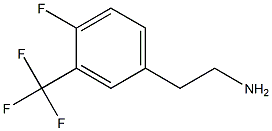 2-(4-氟-3-(三氟甲基)苯基)乙-1-胺 结构式