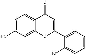 7-羟基-2-(2-羟基苯基)-4H-色烯-4-酮 结构式