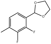 1,3-Dioxolane,2-(2,3-difluoro-4-methylphenyl)-(9CI) 结构式