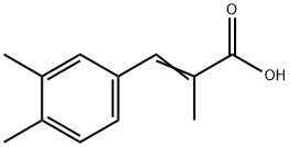 2-Propenoic acid, 3-(3,4-diMethylphenyl)-2-Methyl- 结构式