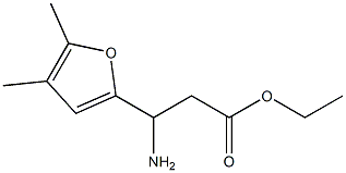 2-Furanpropanoicacid,bta-amino-4,5-dimethyl-,ethylester(9CI) 结构式