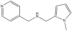 4-Pyridinemethanamine,N-[(1-methyl-1H-pyrrol-2-yl)methyl]-(9CI) 结构式