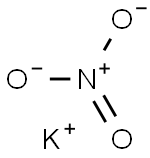 Potassium nitrate(VI) 结构式