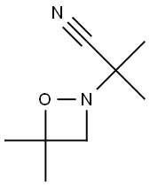 α,α,4,4-Tetramethyl-1,2-oxazetidine-2-acetonitrile 结构式