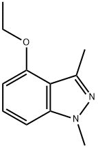 1H-Indazole,4-ethoxy-1,3-dimethyl-(9CI) 结构式