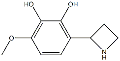 1,2-Benzenediol,3-(2-azetidinyl)-6-methoxy-(9CI) 结构式