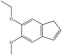 1H-Indene,6-ethoxy-5-methoxy-(9CI) 结构式