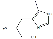 1H-Imidazole-4-propanol,beta-amino-5-methyl-(9CI) 结构式