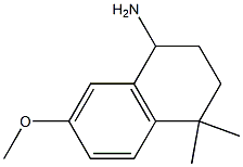 1-Naphthalenamine,1,2,3,4-tetrahydro-7-methoxy-4,4-dimethyl-(9CI) 结构式