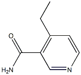 3-Pyridinecarboxamide,4-ethyl-(9CI) 结构式