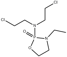 N,N-bis(2-chloroethyl)-3-ethyl-2-oxo-1-oxa-3-aza-2$l^{5}-phosphacyclop entan-2-amine 结构式