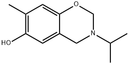 2H-1,3-Benzoxazin-6-ol,dihydro-7-methyl-3-(1-methylethyl)-(9CI) 结构式