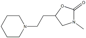 2-Oxazolidinone,3-methyl-5-[2-(1-piperidinyl)ethyl]-(9CI) 结构式