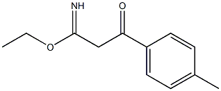 Benzenepropanimidic acid, 4-methyl-ba-oxo-, ethyl ester (9CI) 结构式