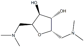 L-Iditol, 2,5-anhydro-1,6-dideoxy-1,6-bis(dimethylamino)- (9CI) 结构式