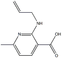 3-Pyridinecarboxylicacid,6-methyl-2-(2-propenylamino)-(9CI) 结构式