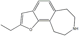 6H-Furo[2,3-g][3]benzazepine,2-ethyl-7,8,9,10-tetrahydro-(9CI) 结构式