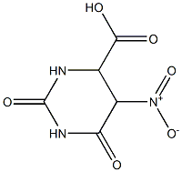 4-Pyrimidinecarboxylicacid,hexahydro-5-nitro-2,6-dioxo-(9CI) 结构式