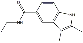 1H-Indole-5-carboxamide,N-ethyl-2,3-dimethyl-(9CI) 结构式