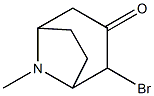 8-Azabicyclo[3.2.1]octan-3-one,2-bromo-8-methyl-(9CI) 结构式