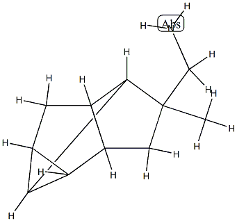 1,2,4-Methenopentalene-5-methanamine,  octahydro-5-methyl-,  (1-alpha-,2-alpha-,3a-bta-,4-alpha-,5-alpha-,6a-bta-,7R*)-  (9CI) 结构式