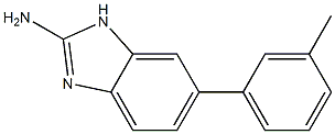 1H-Benzimidazol-2-amine,5-(3-methylphenyl)-(9CI) 结构式